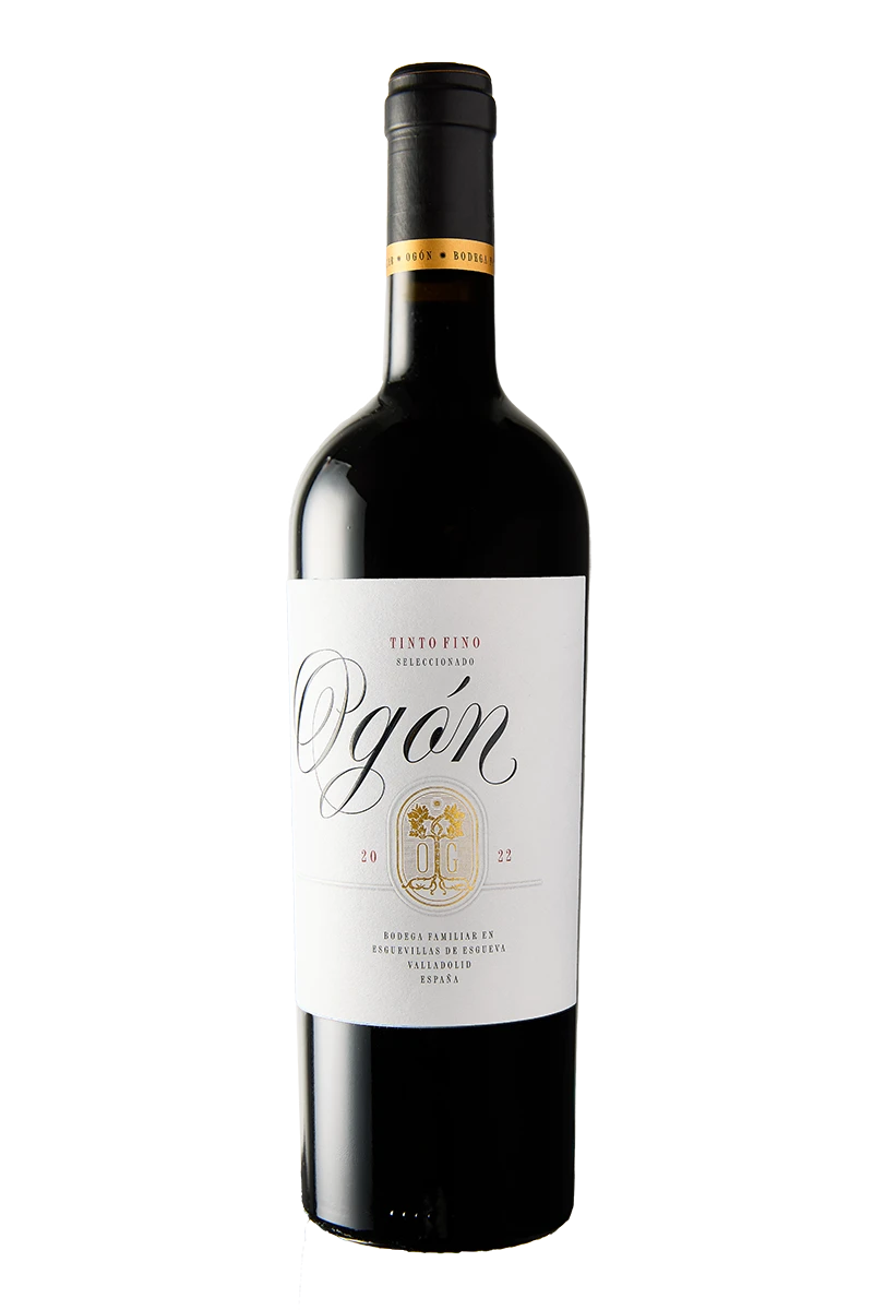 Vino Ogón 2022, Tinto Fino de la Tierra de Castilla y León elaborado en Esguevillas de Esgueva (Valladolid).