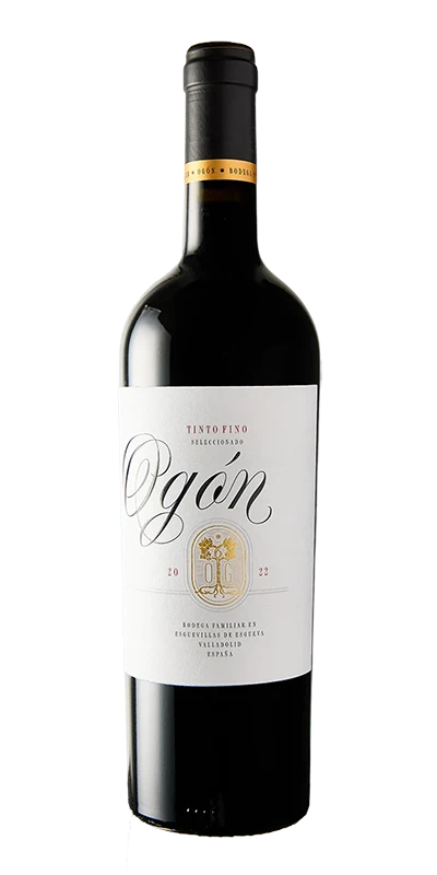 Vino Ogón 2022, Tinto Fino de la Tierra de Castilla y León elaborado en Esguevillas de Esgueva (Valladolid).